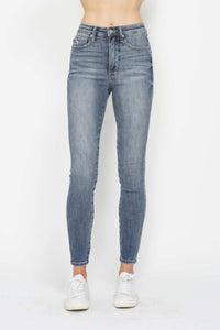 Judy Blue - Tummy Control Contrast Wash Skinny Jeans