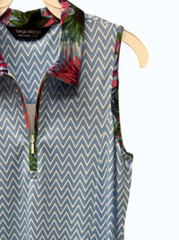 Tango Mango - Women's Collared Sleeveless Dress
