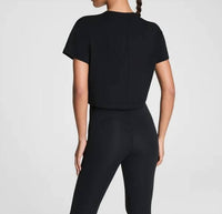 Spanx - Cropped Short Sleeve Tee