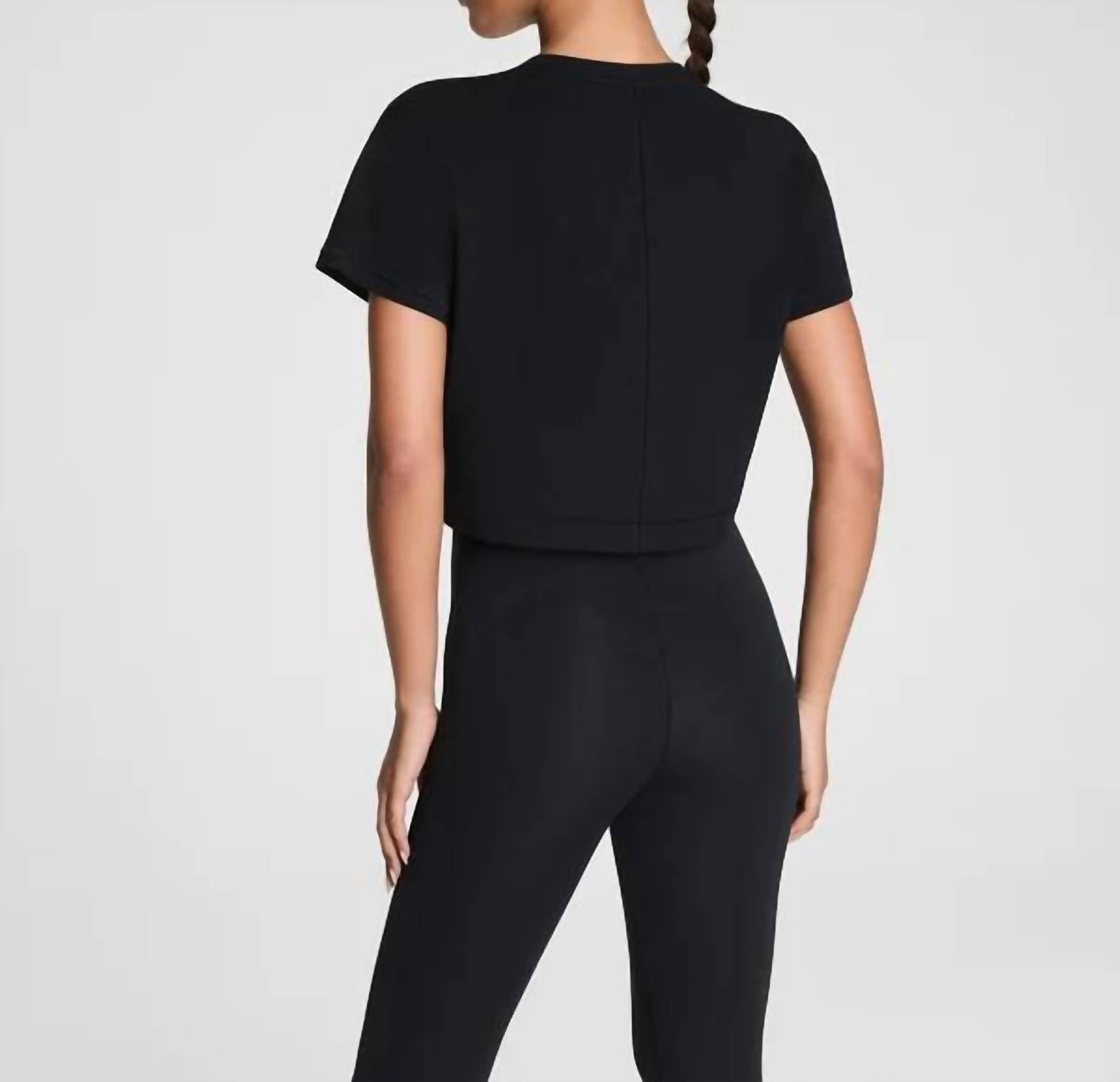 Spanx - Cropped Short Sleeve Tee