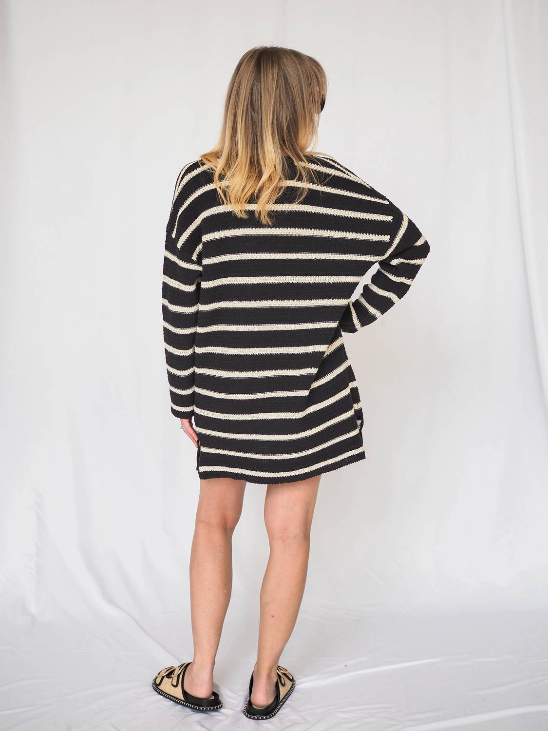 By Together - Throwover Croched V Neck Mini Dress