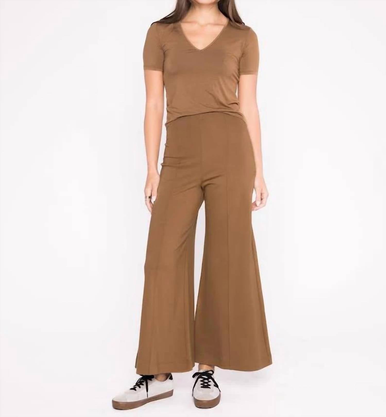 Ripley Rader - Ponte Knit Wide Leg Cropped Pants