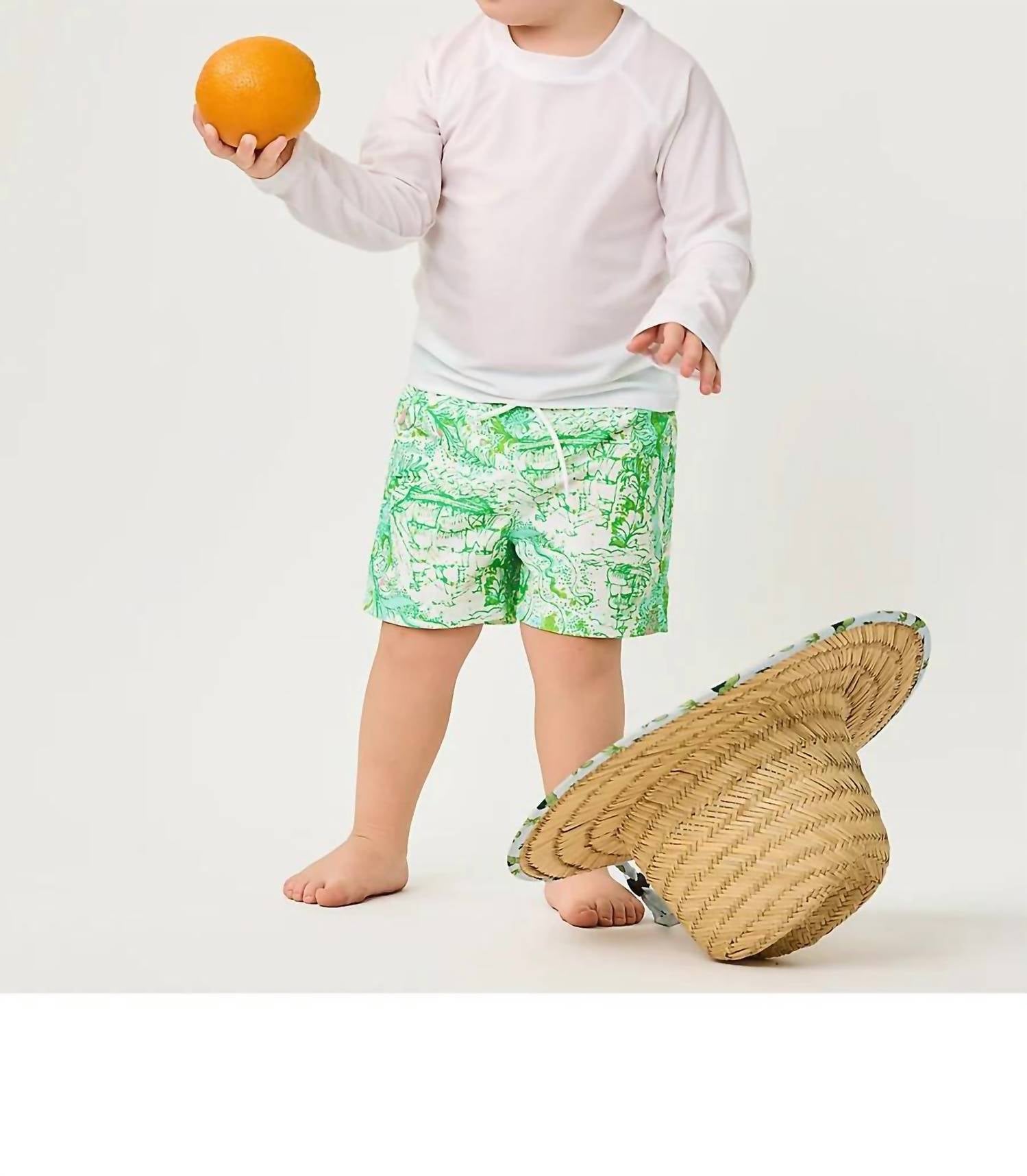 Lilly Pulitzer - Boy's Liam Carter Swim Trunk