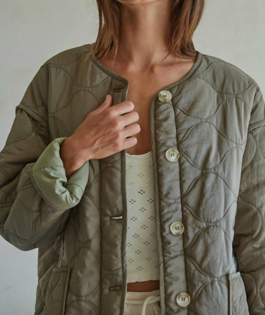 By Together - Woven Nylon Quilted Jacket