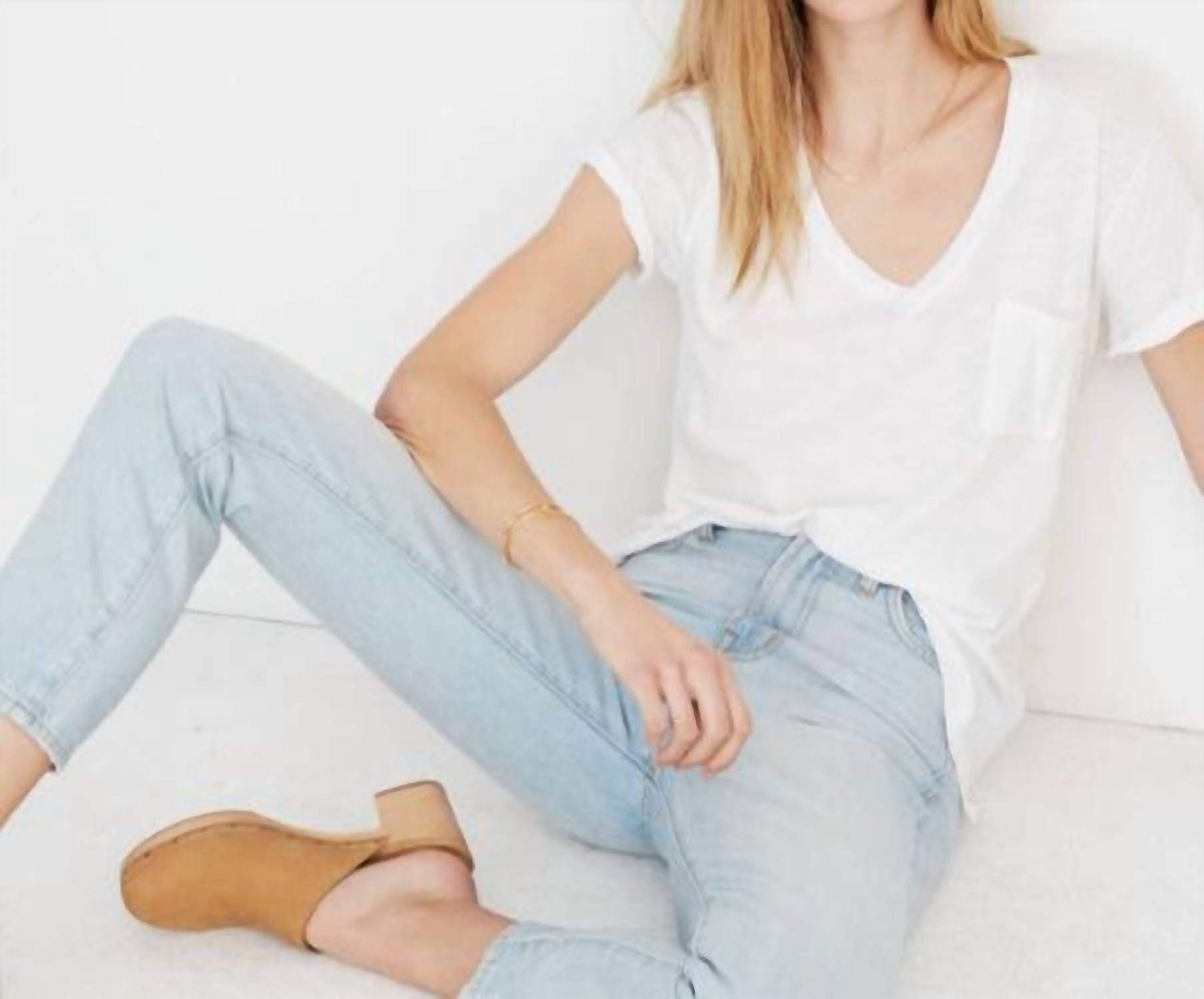 Madewell - Whisper V Neck Pocket Tee