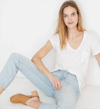 Madewell - Whisper V Neck Pocket Tee