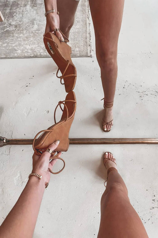 Billini - Otis Lace Up Wedge Sandal