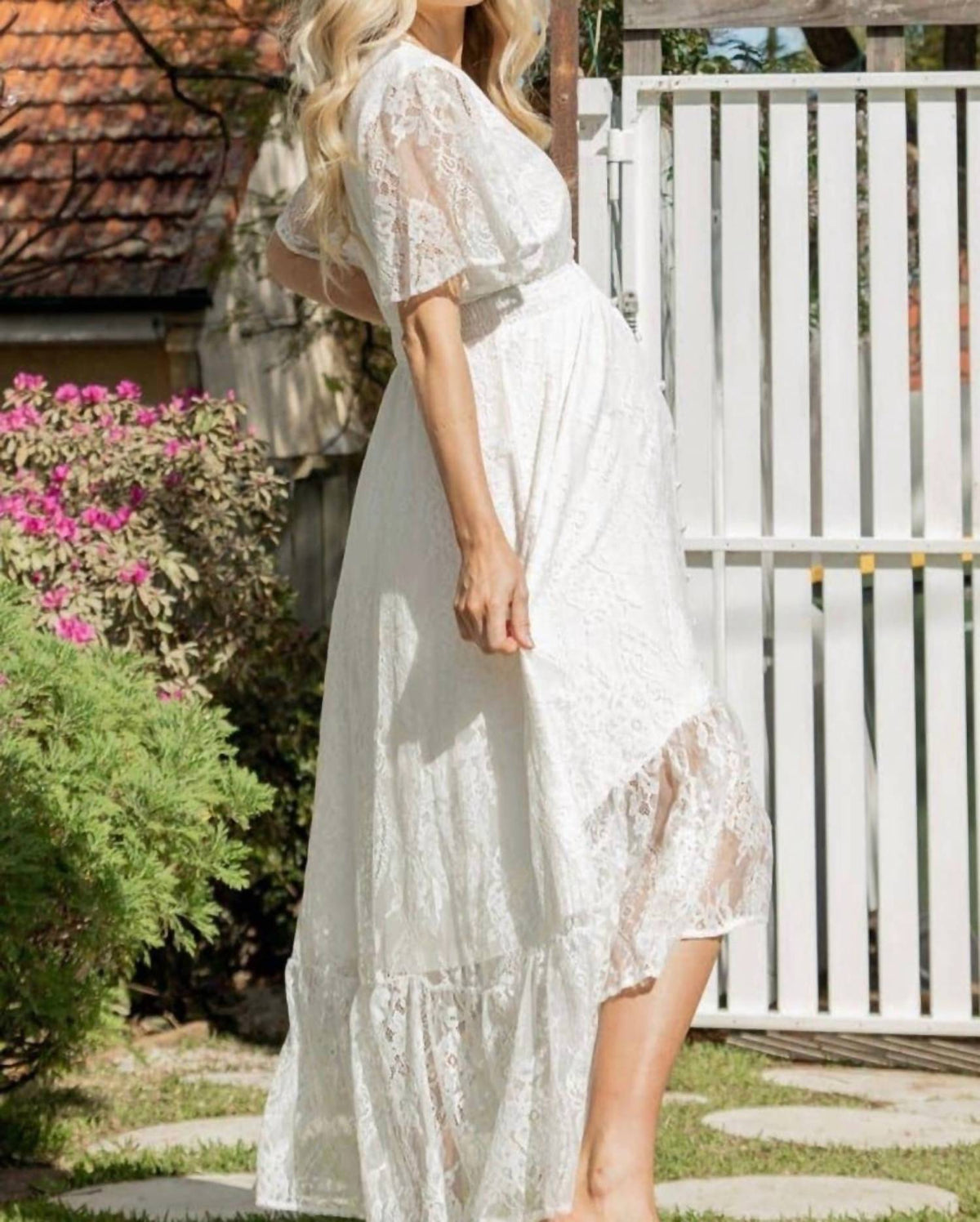 Maive & Bo - Lace Maternity Gown
