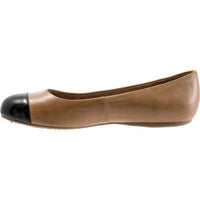 Softwalk Women's Napa Ballet Flats in luggage black - women's flats - alternate view
