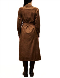 Frnch - Barbet Suede Long Sleeve Dress