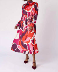 Crosby by Mollie Burch Ryder Midi Dress in autumn joy - women's dress