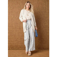 Coco + Carmen - Vinca Wide Leg Striped Pant