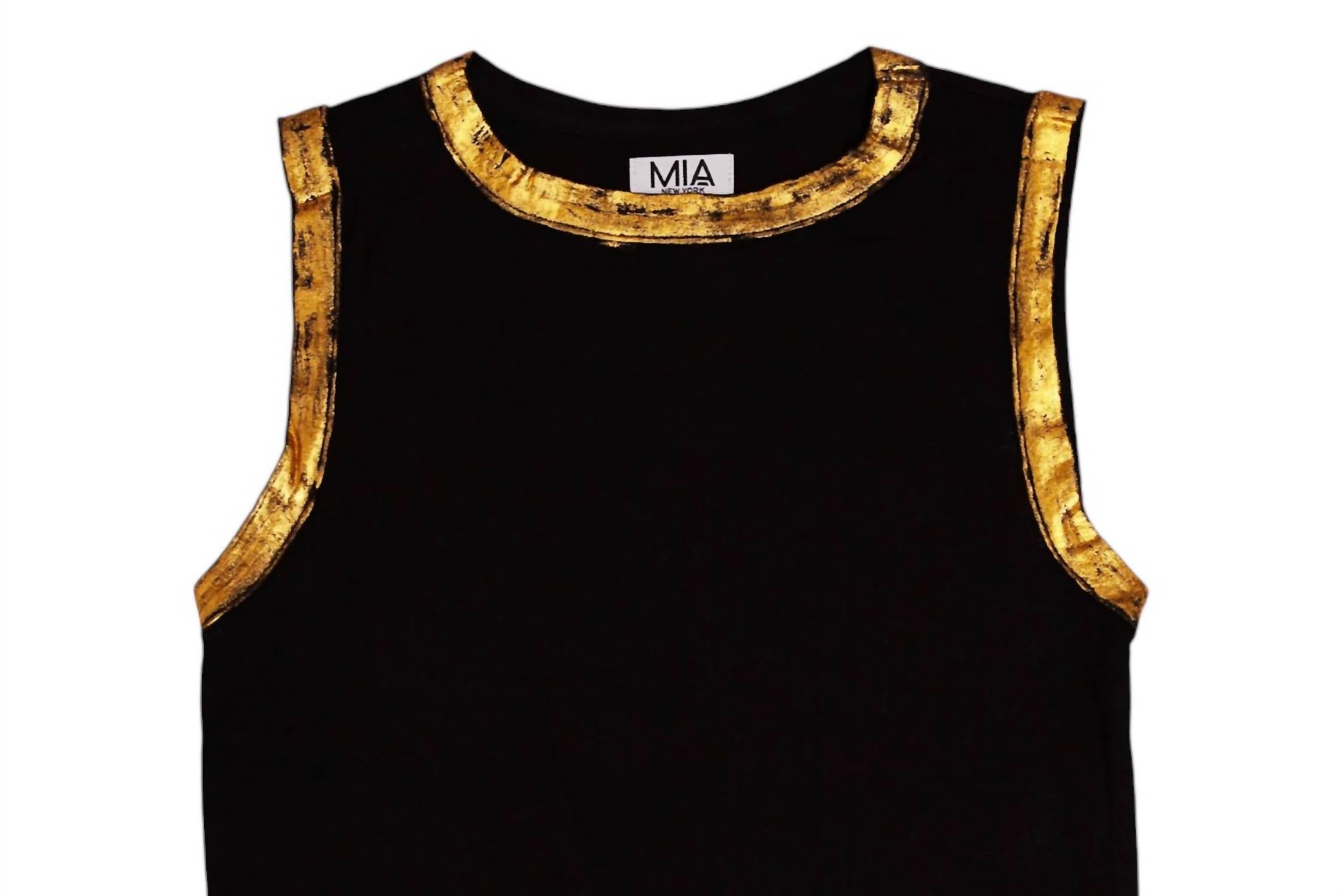 Mia - Girls' Foil Tank Top
