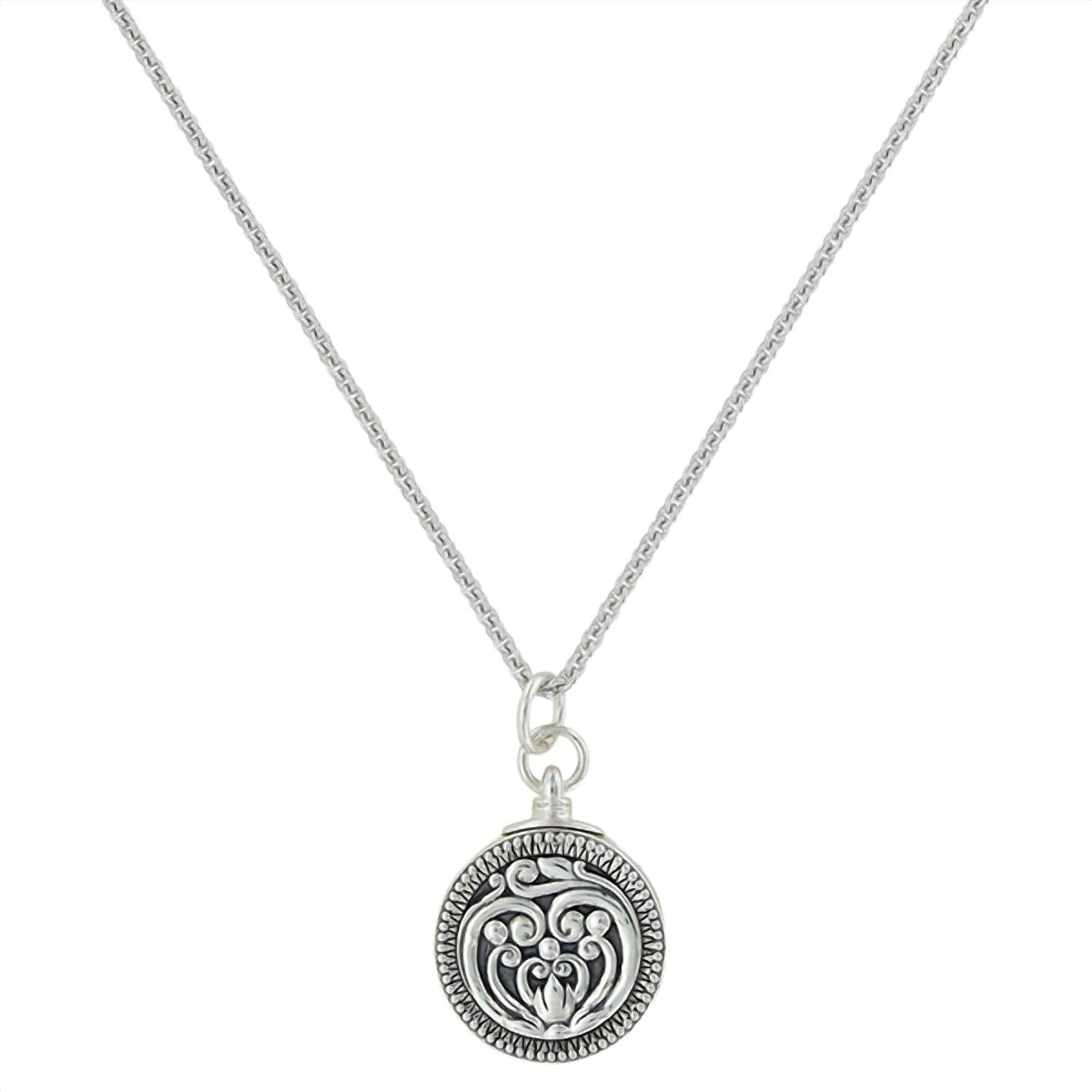 Montana Silversmiths - Women's Scroll Locket Necklace
