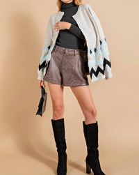 Kori - Soft And Cozy Open Front Cardigan Sweater