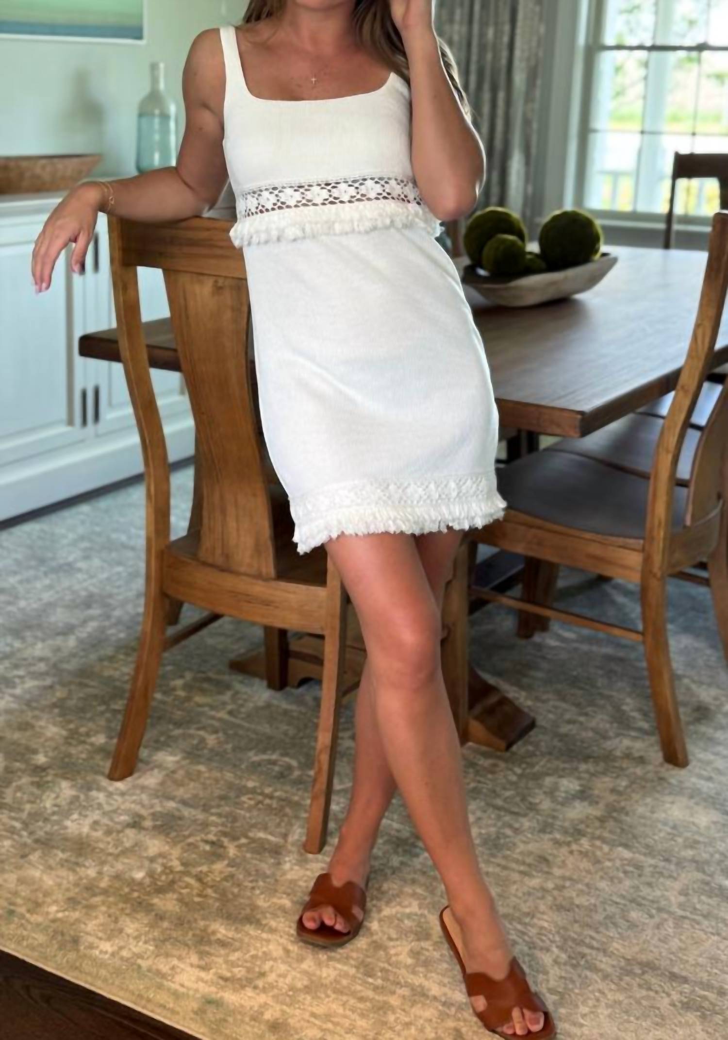 Mint - Classic Ribbed Mini Dress