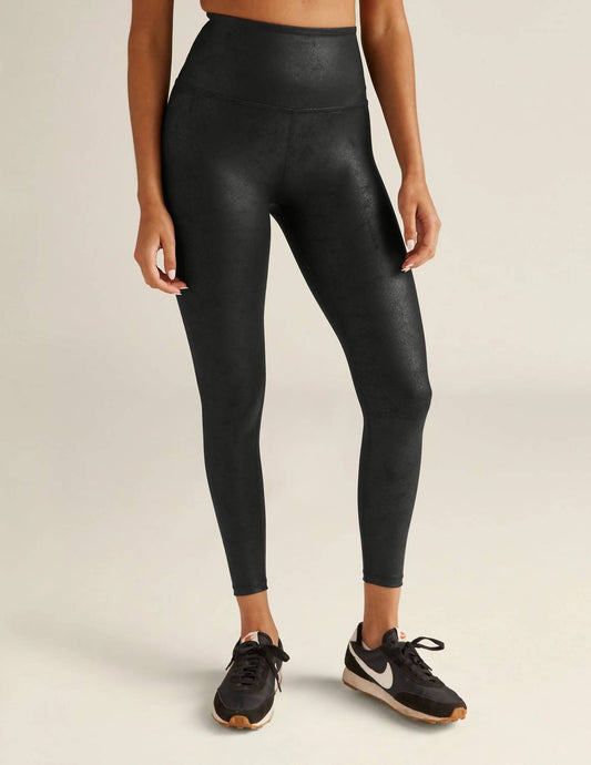 Beyond Yoga - Spacedye Caught In The Midi Leatherette Leggings