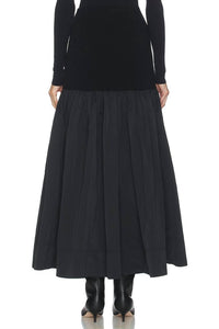 A.L.C. - Cami Mixed Media Maxi Skirt