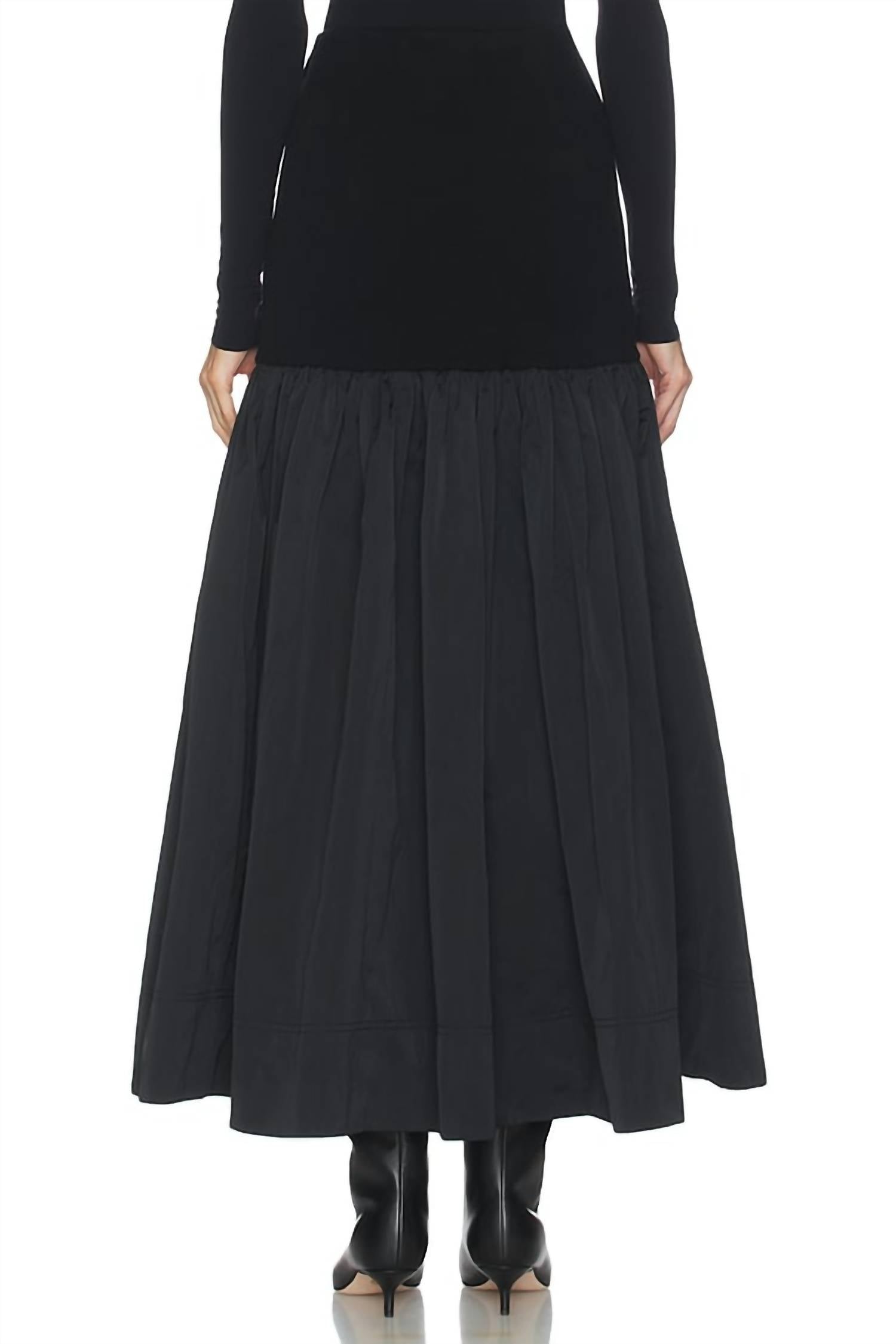 A.L.C. - Cami Mixed Media Maxi Skirt