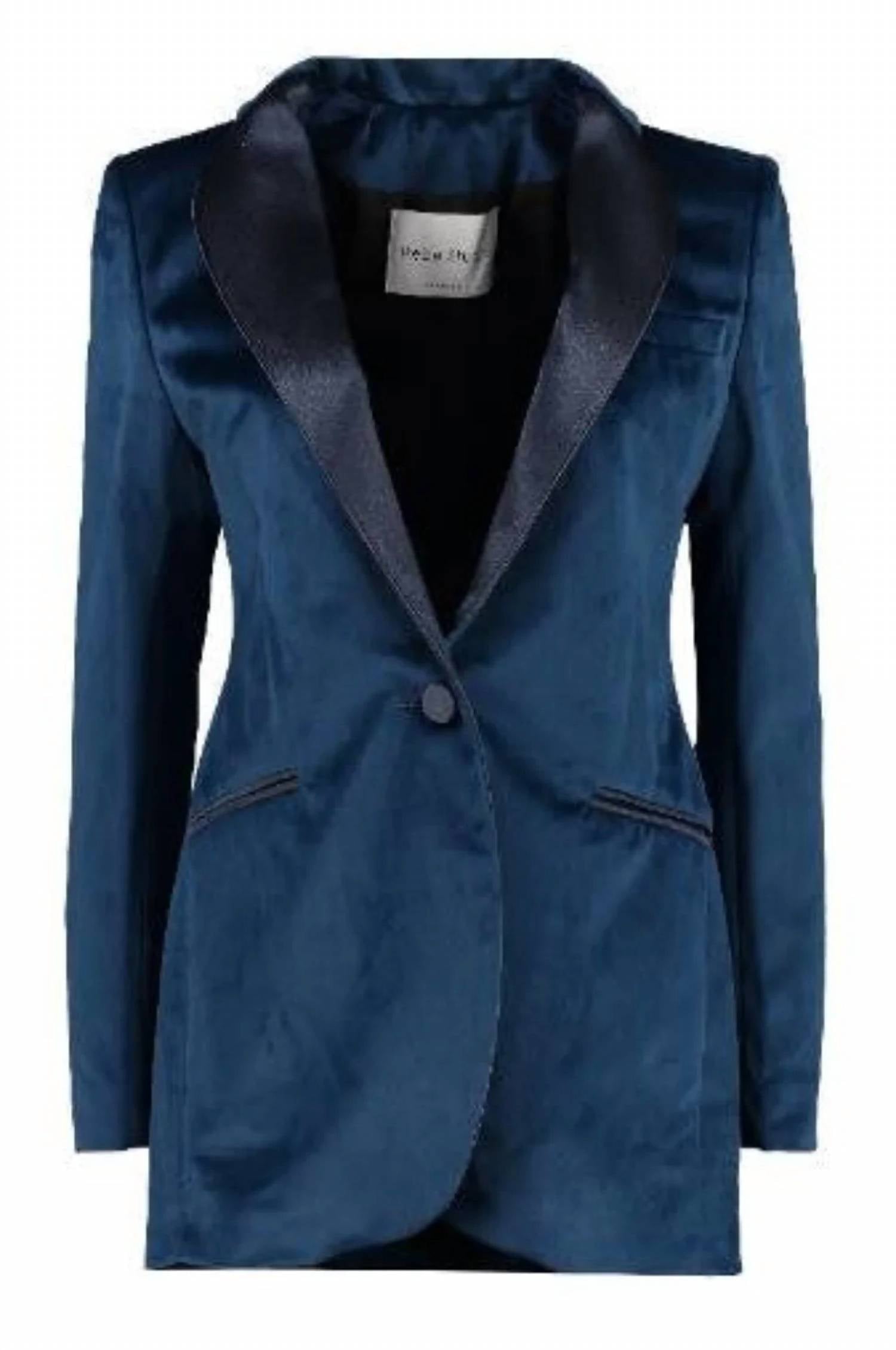 Hebe Studio - Tailored Velvet Blazer