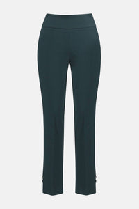 Joseph Ribkoff Slim Formal Ankle Pull On Pants in emerald - women's pants - view 5