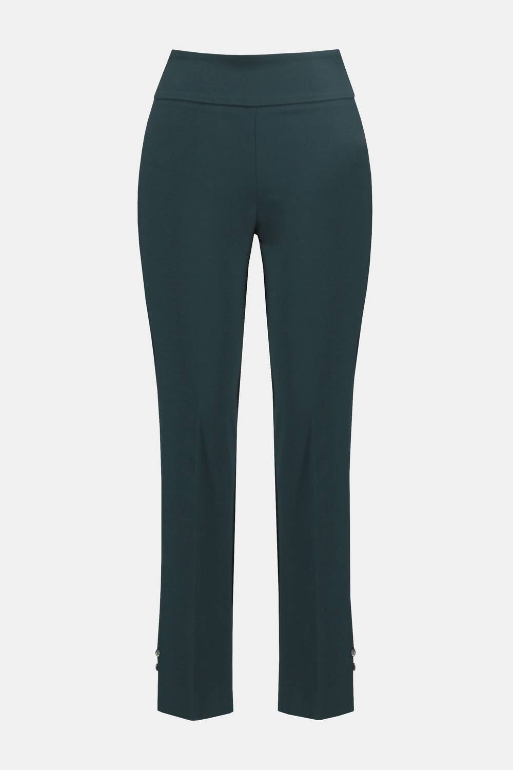 Joseph Ribkoff Slim Formal Ankle Pull On Pants in emerald - women's pants - view 5
