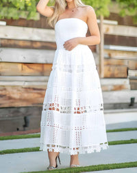 Strut & Bolt - Lena Eyelet Midi Dress