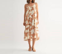 Fun 2 Fun - Abstract Midi Dress
