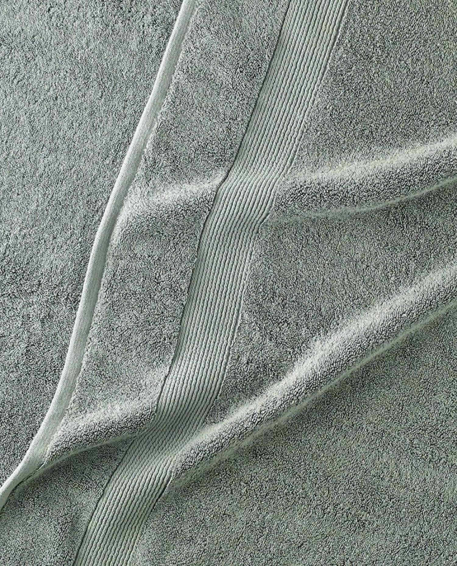 Under the Canopy Classic Organic Cotton 6-piece Bath Sheet Set in lichen - item - detail view