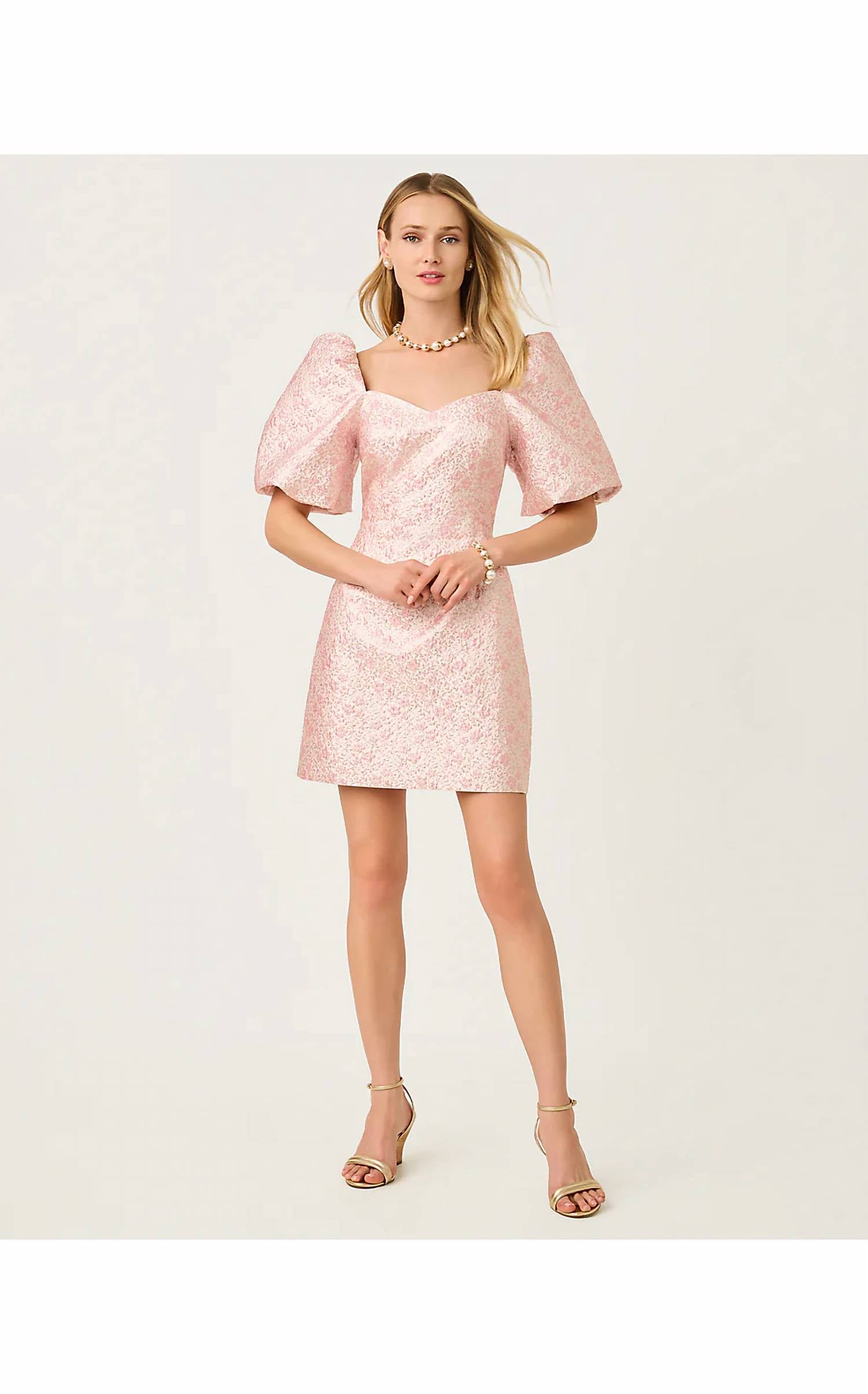 Lilly Pulitzer - Justina Puff Sleeve Skirted Romper
