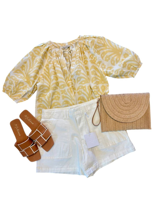 Fitzroy & Willa - Women's Sallie Printed Blouse