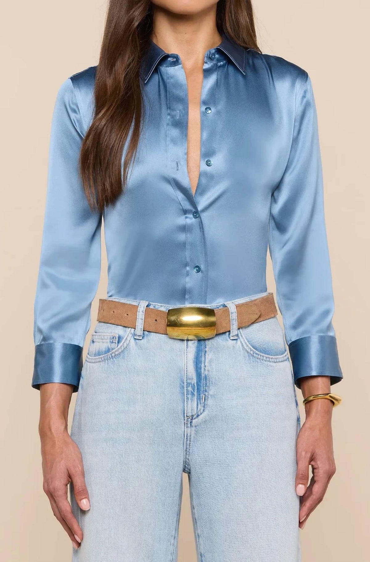 L'Agence - Dani Quarter Sleeve Blouse