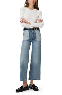 Paige - Women's Sasha Ankle With Reverse Utility Pockets Jean