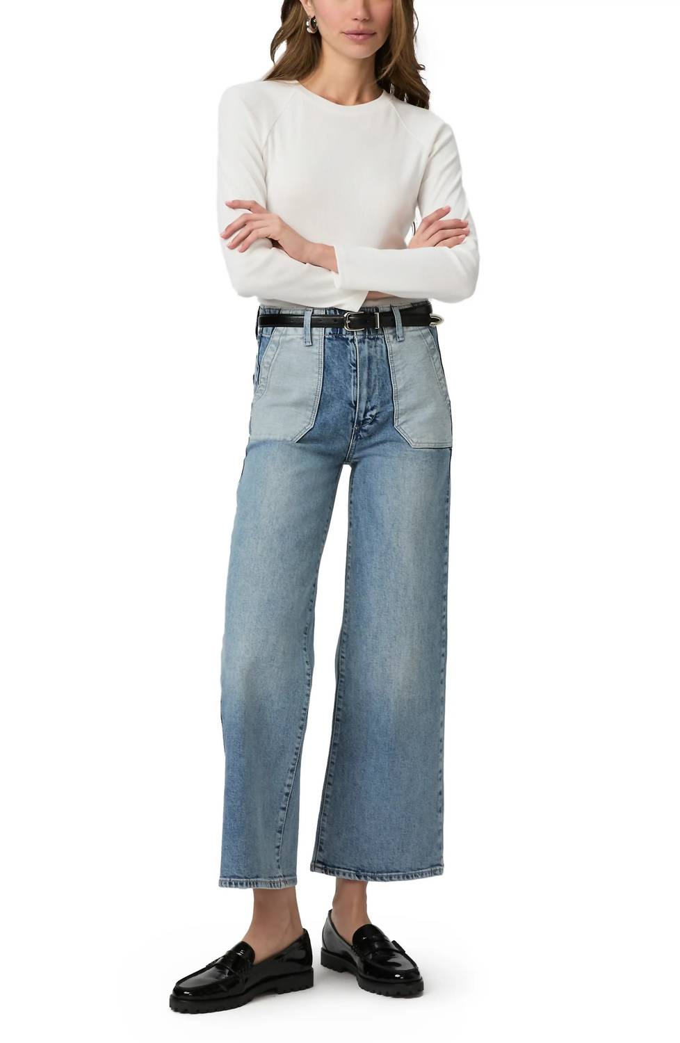 Paige - Women's Sasha Ankle With Reverse Utility Pockets Jean