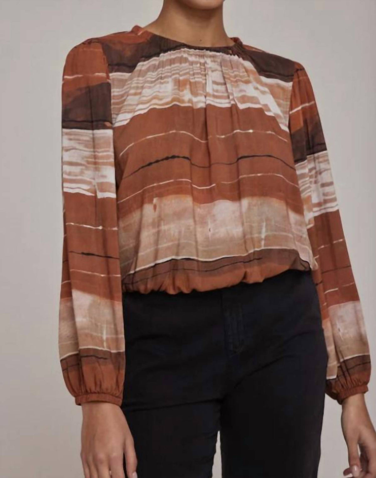 Bella Dahl - ELASTIC SHIRRED TOP