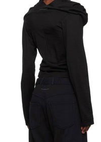 Maison Margiela - Folded Wool Long Sleeved Top