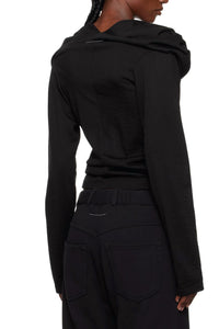 Maison Margiela - Folded Wool Long Sleeved Top