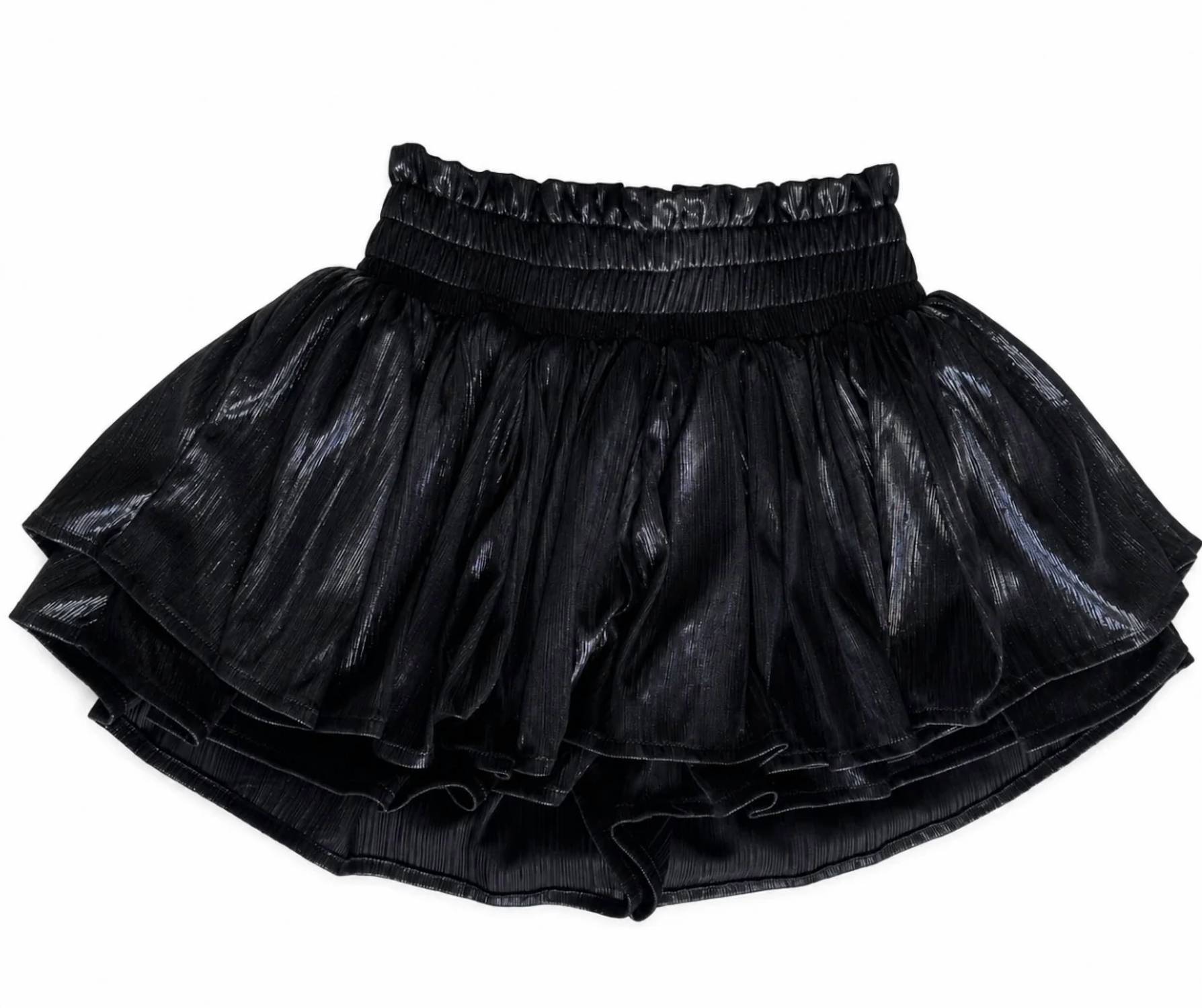 Tweenstyle - Girls Plisse Shine Skort