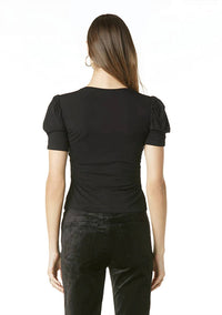 Harper Vegan Leather Top