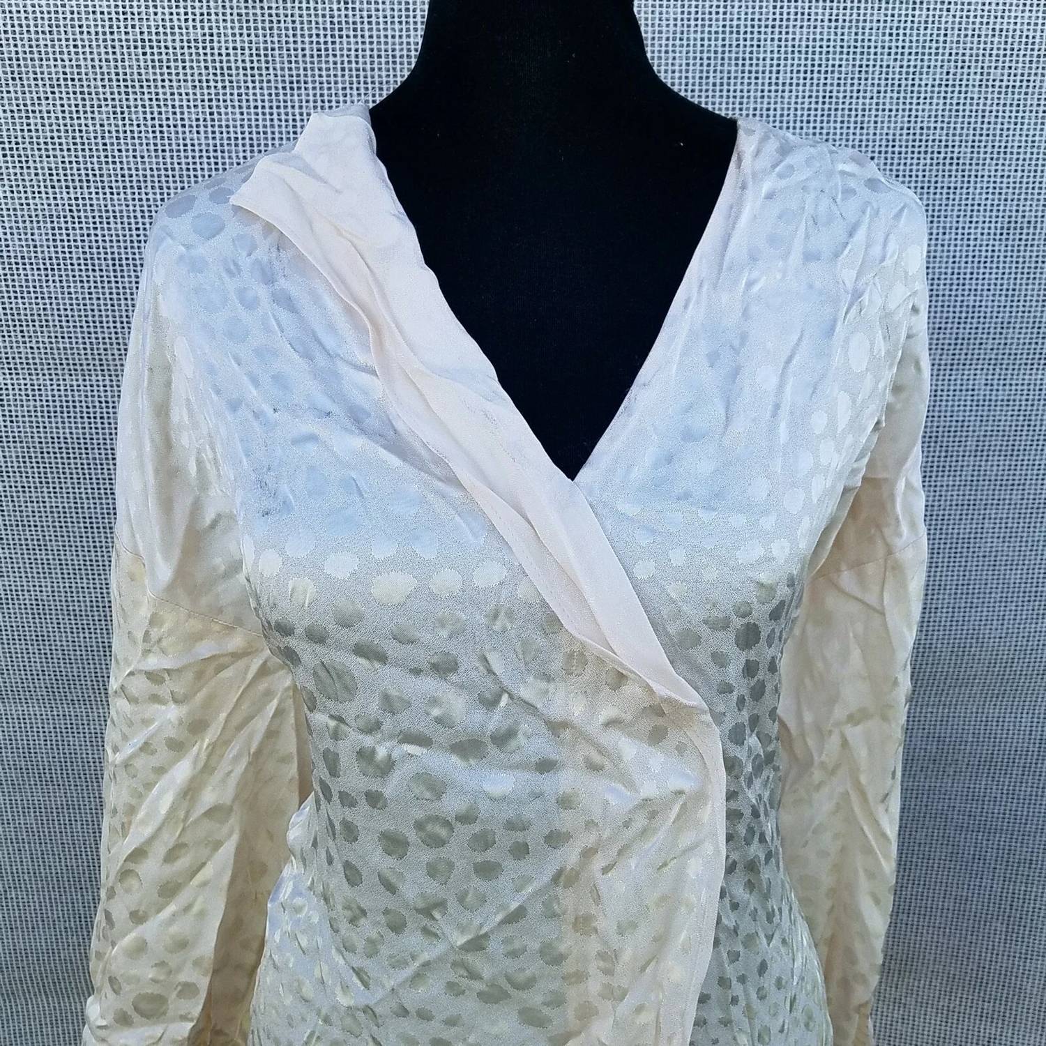 Alfani - V-neck Long Sleeves Blouse