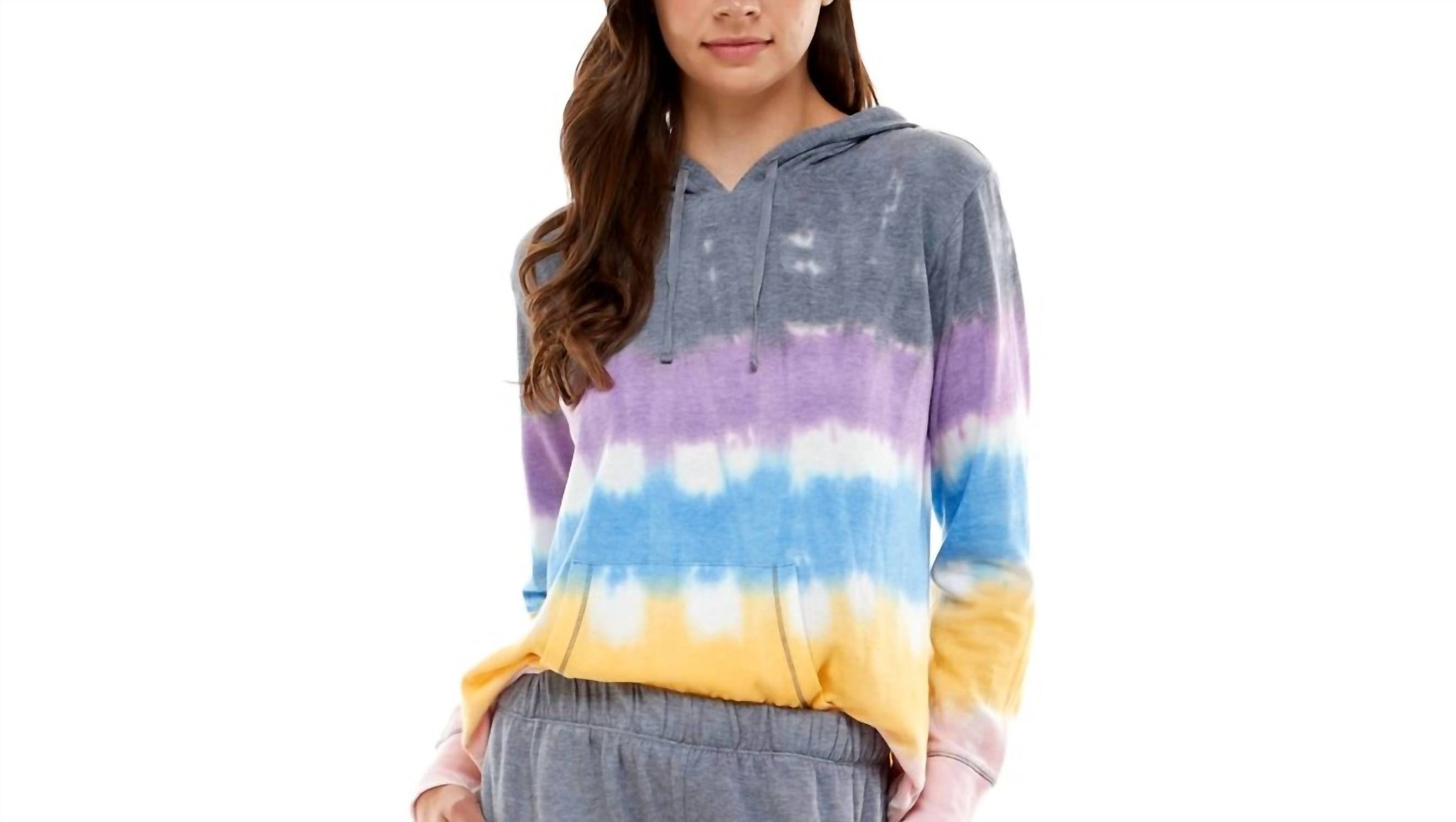 Roudelain - Tie-Dyed Hoodie Pajama Top