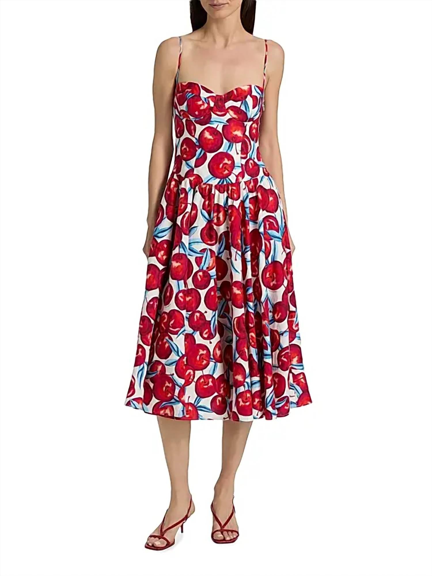 Farm Rio - Cherry Midi Dress