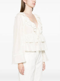 Dorothee Schumacher - Playful Volumes Ruffled Tie Blouse