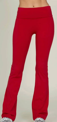 Gold Hinge - Essential Foldover Flare Pant