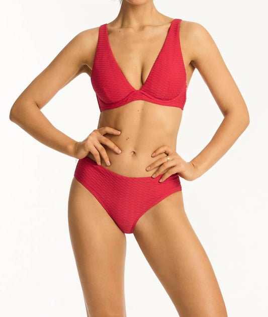 Sea Level Australia - Honeycomb Longline Underwire Bra