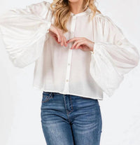 Calista - Giselle Balloon Sleeve Shirt