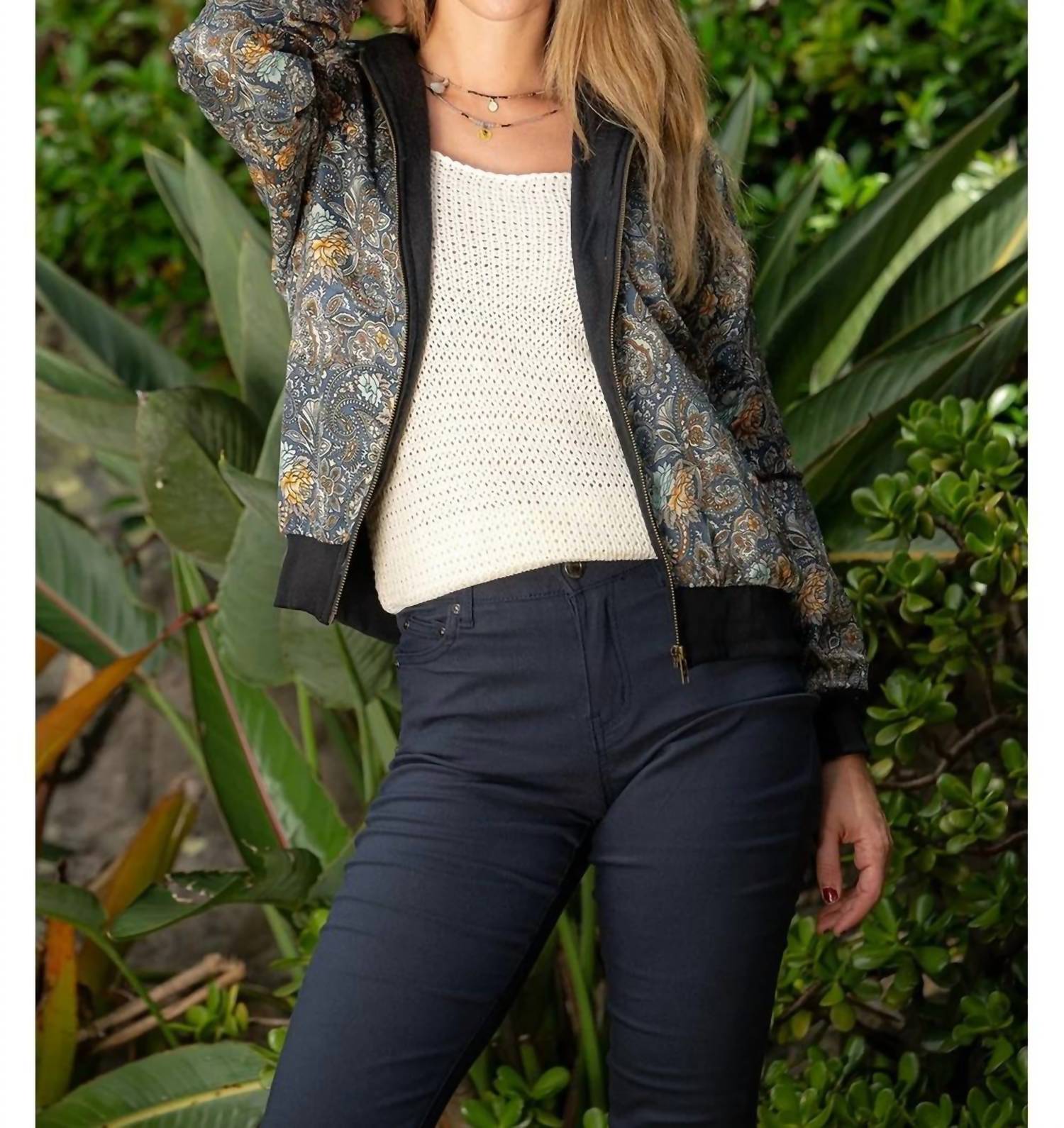 Cienna - Hooded Bomber Jacket