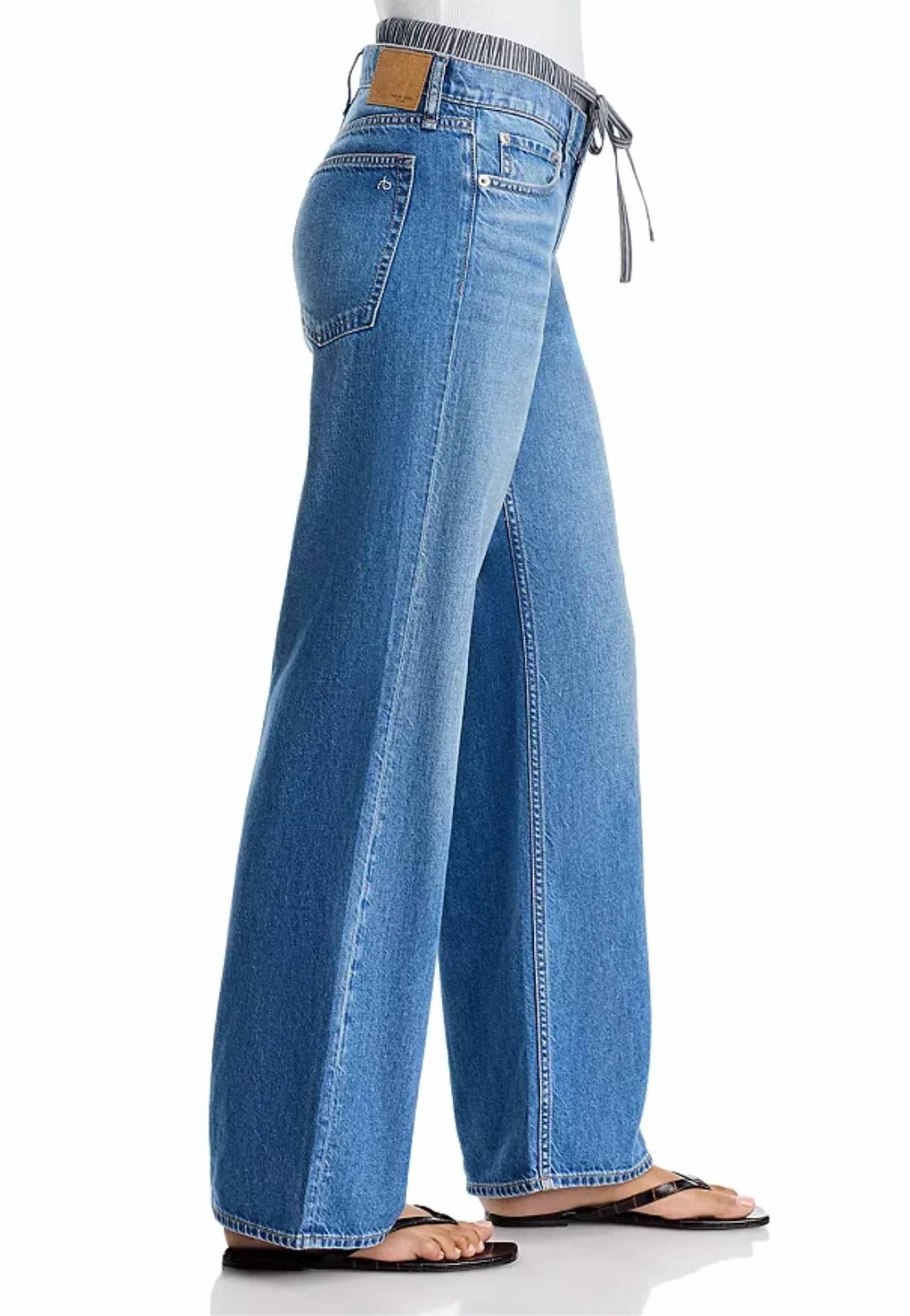 Rag & Bone - Saige Relaxed Straight Boxer Jeans