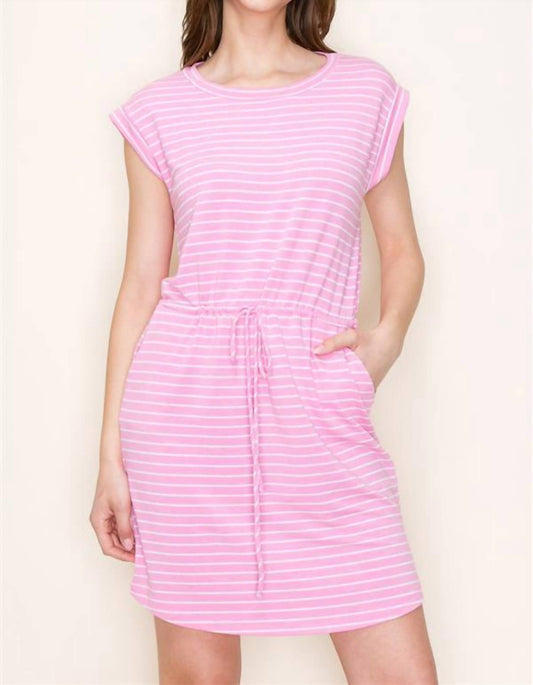 Staccato - Cap Sleeve Striped Dress