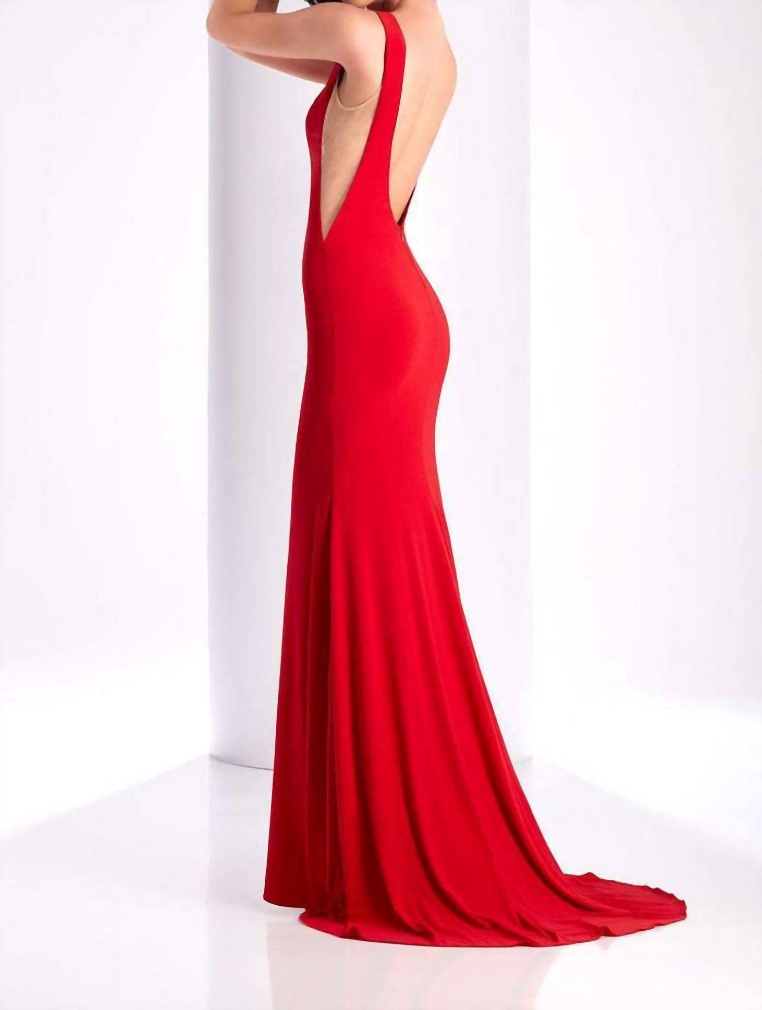 Clarisse - Sleek Evening Gown